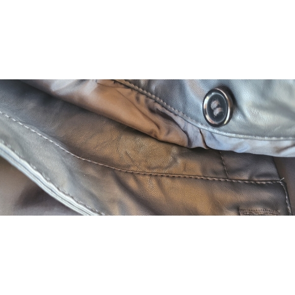 Forever 21 Faux Leather Pencil Skirt, Black, S - Picture 13 of 14